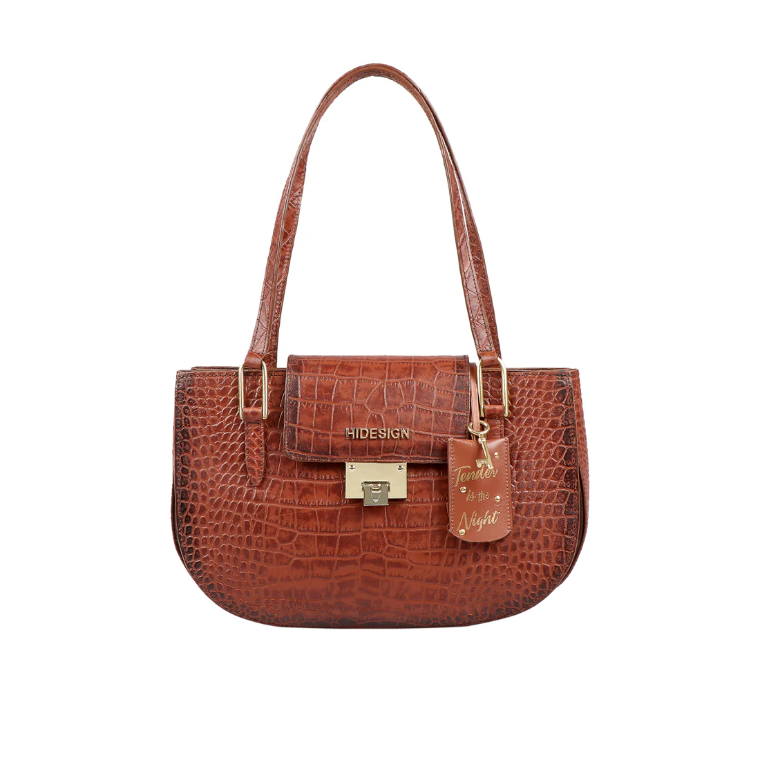 Fling 03 Tan Leather Tote Bag - Image 2
