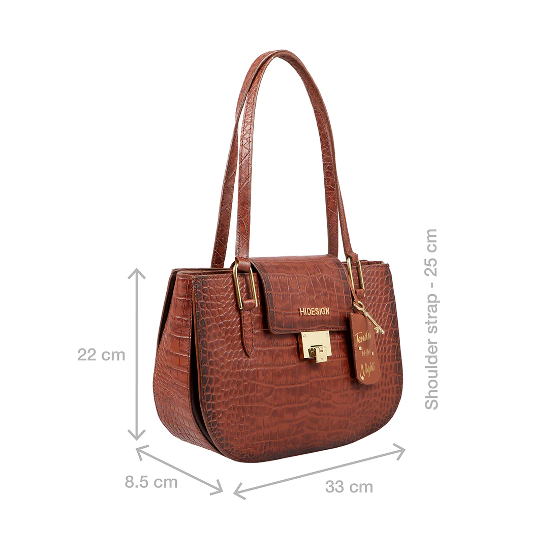 Fling 03 Tan Leather Tote Bag - Image 3