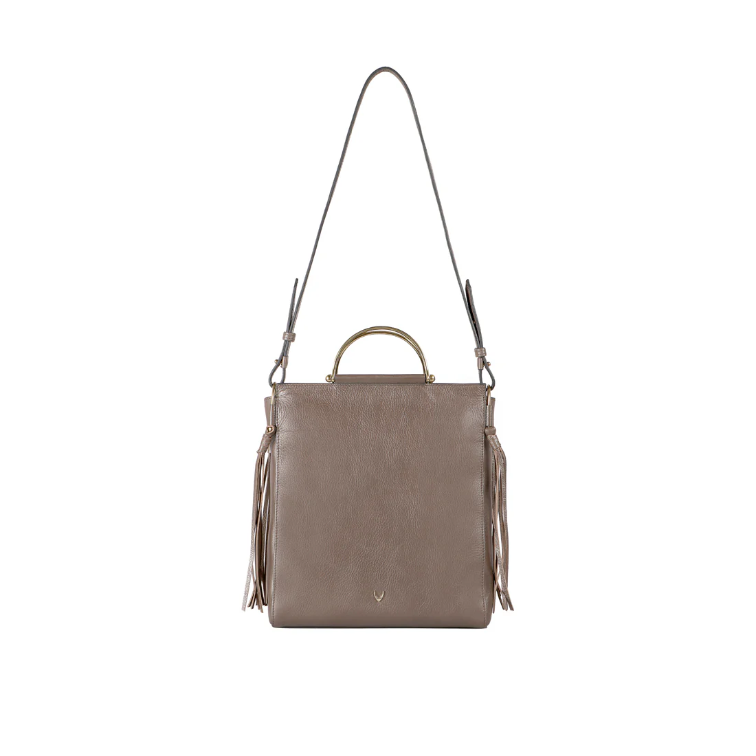 Flirt 01 Grey Leather Satchel - Image 2