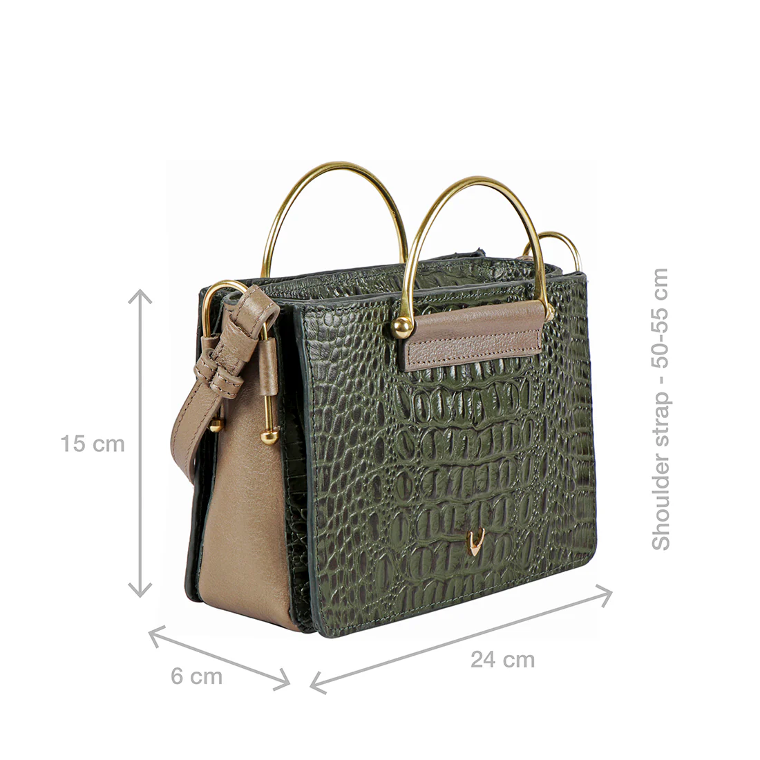 Flirt 02 Emerald Leather Sling Bag - Image 3