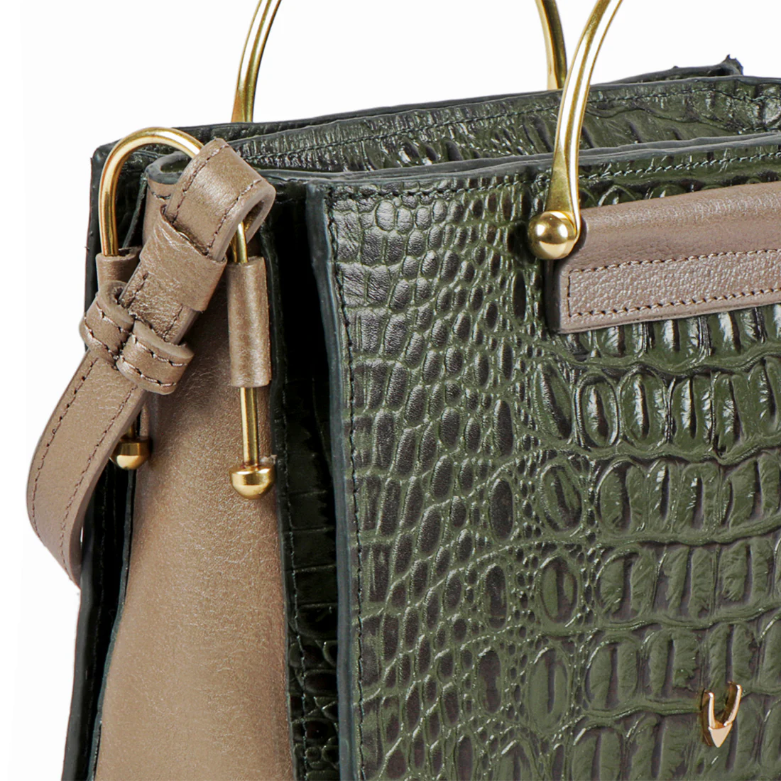 Flirt 02 Emerald Leather Sling Bag - Image 5