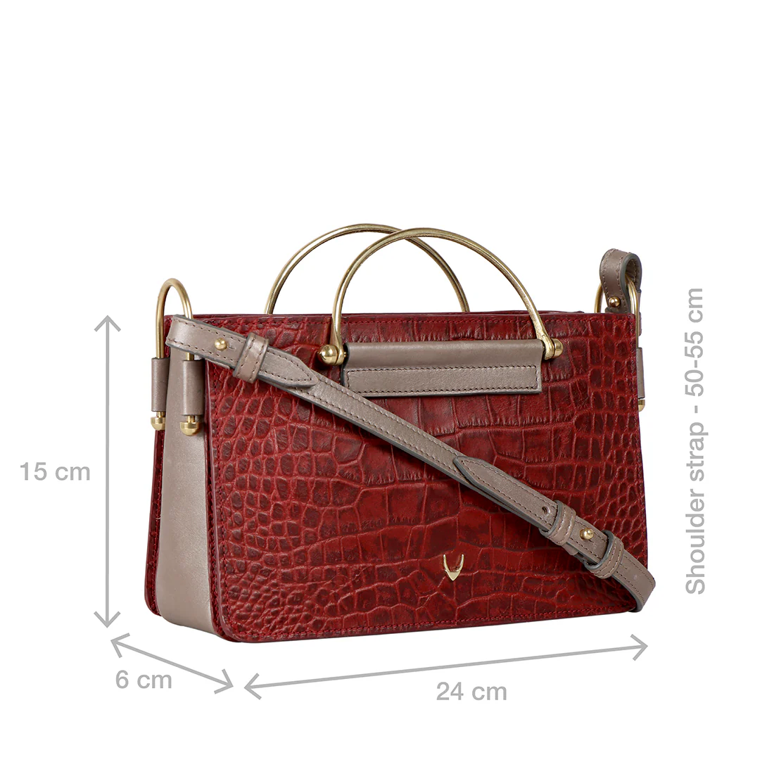 Flirt 02 Marsala Leather Sling Bag - Image 3