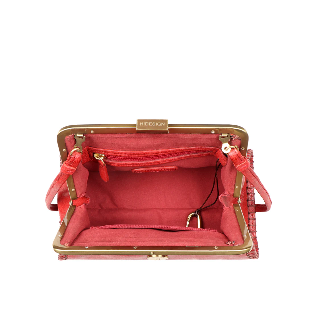 Flourish - 03 Red Leather Sling Bag - Image 6