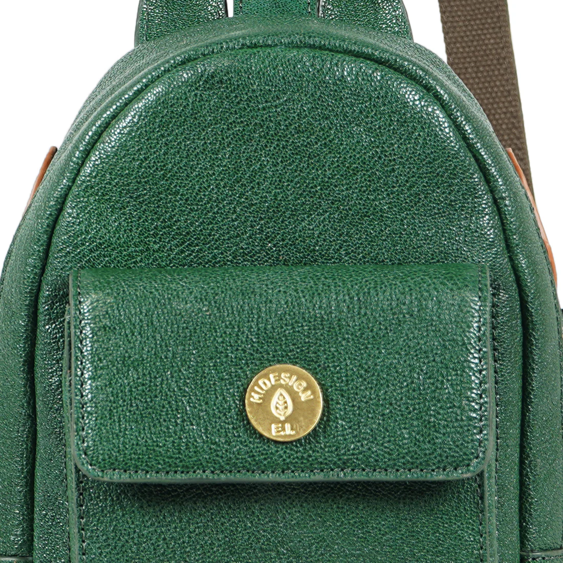 Forest 01 Green Leather Crossbody - Image 5