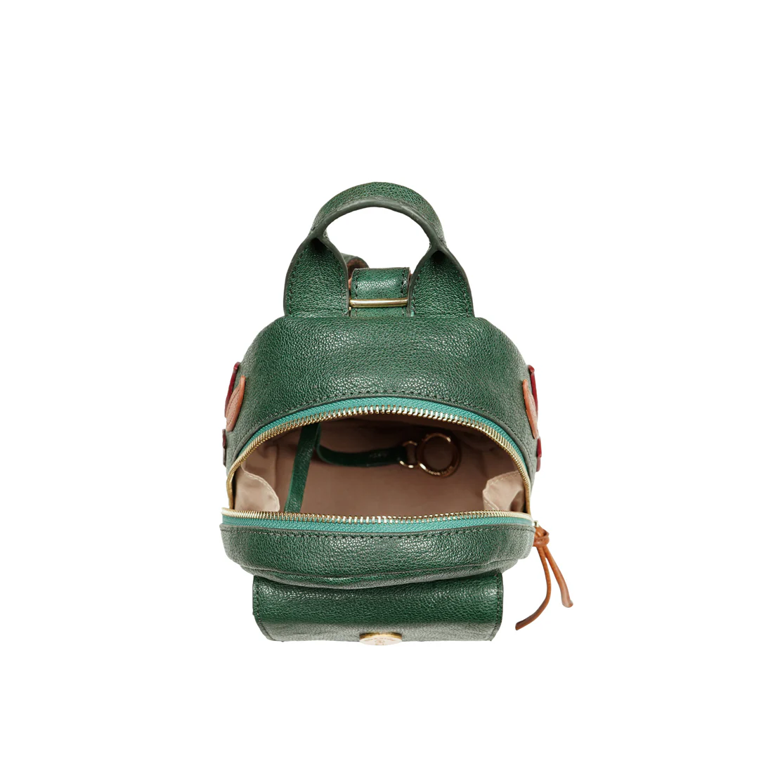 Forest 01 Green Leather Crossbody - Image 6