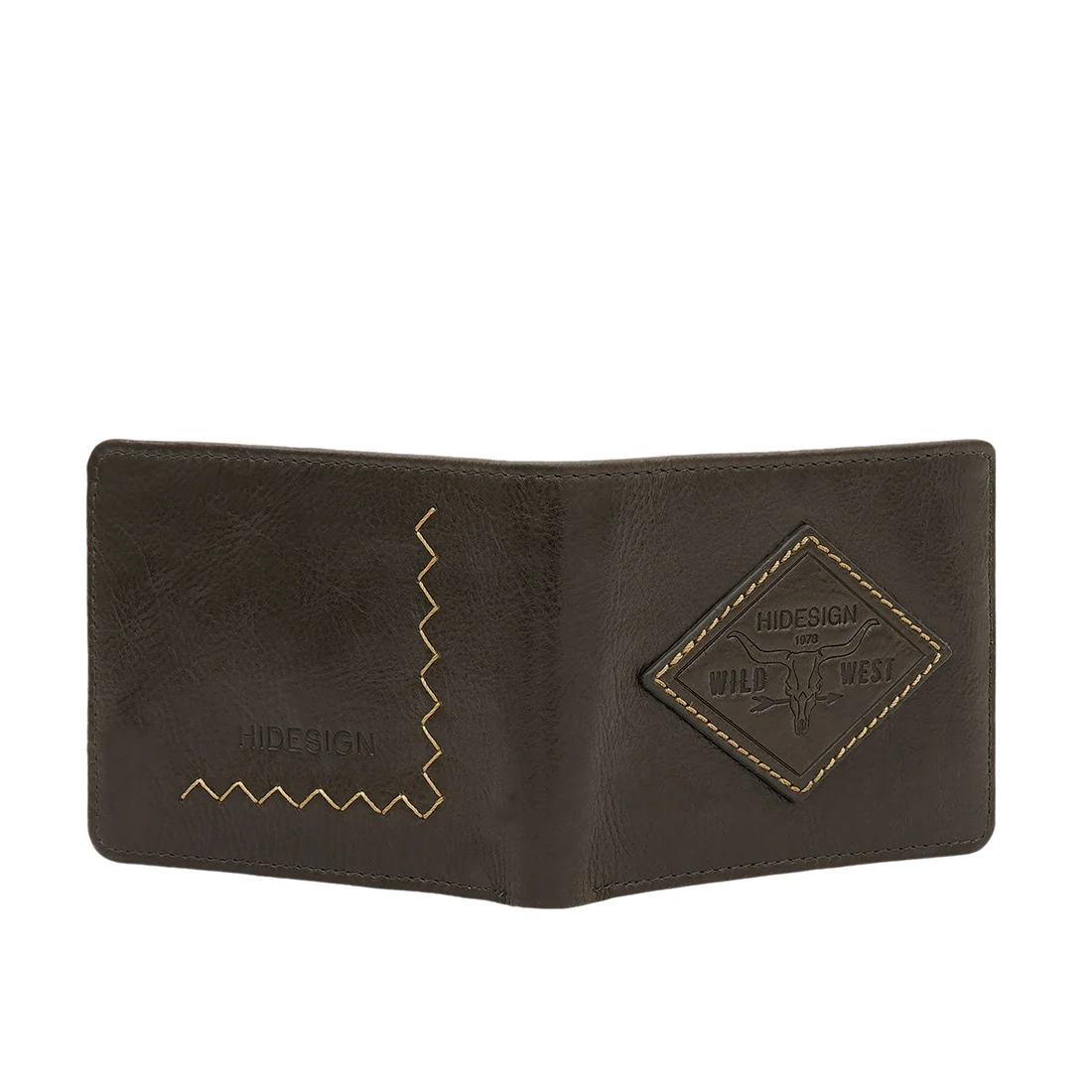 Fort Worth W5 Green Leather Bi-Fold Wallet - Image 5
