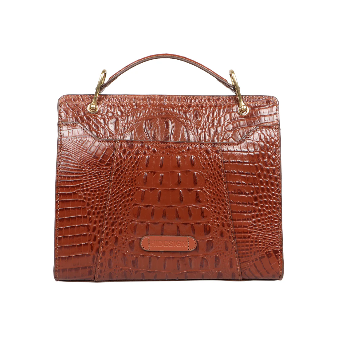 Fremont Tan Leather Satchel - Image 4