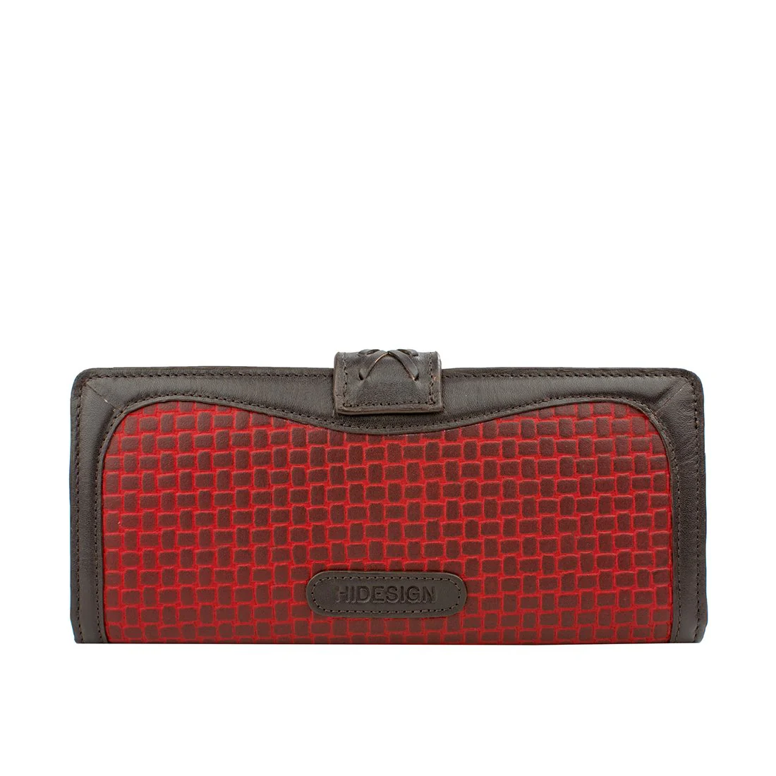 Frieda W1 Red Leather Bi-Fold Wallet - Image 3