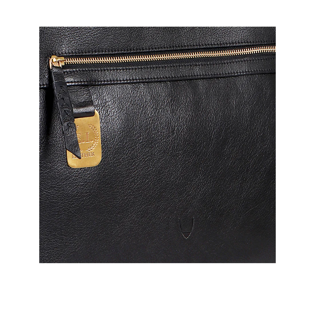 Future 01 Black Leather Satchel - Image 6
