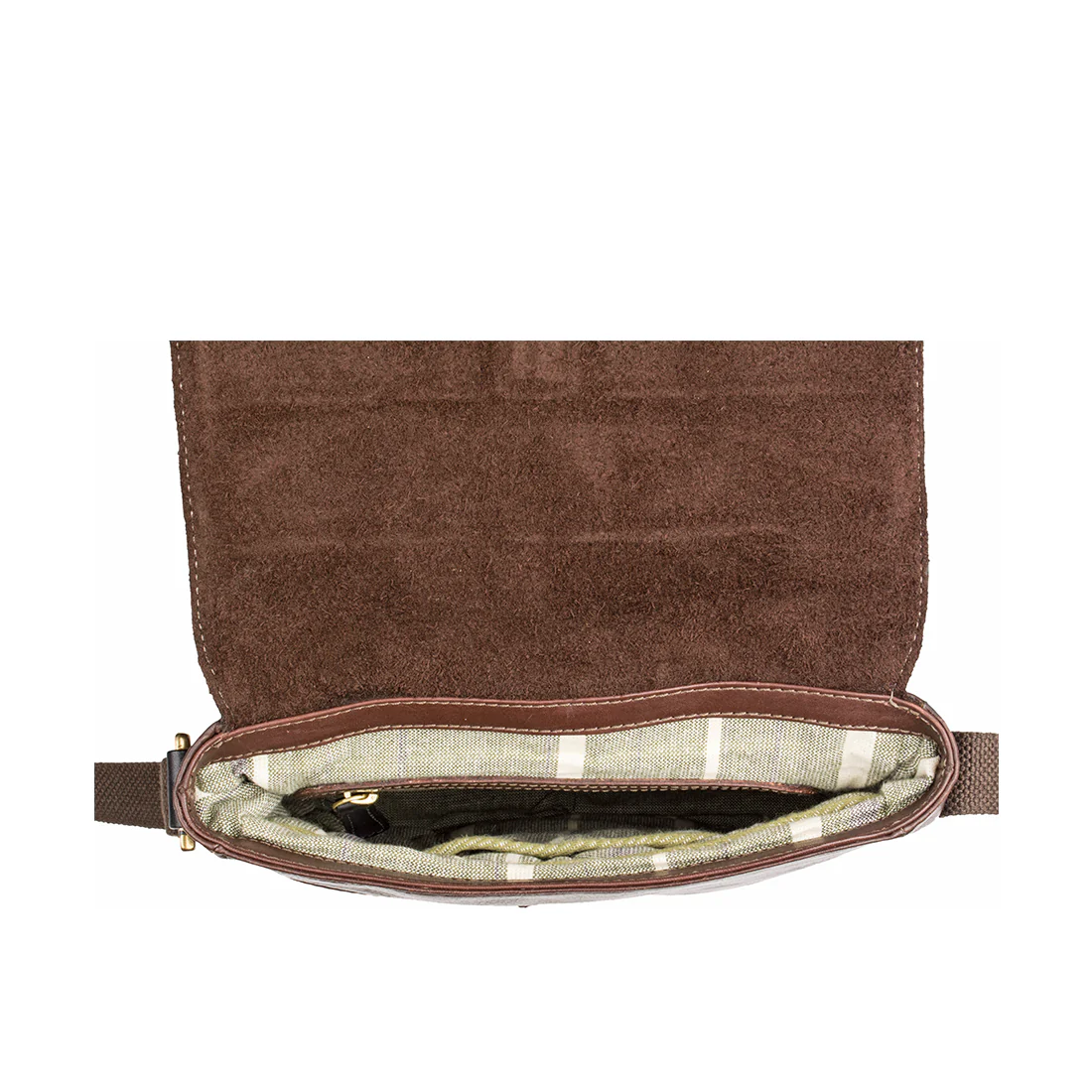 Gable 02 Brown Leather Crossbody - Image 4