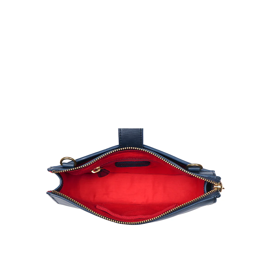 Gatsby 04 Blue Leather Sling Bag - Image 4