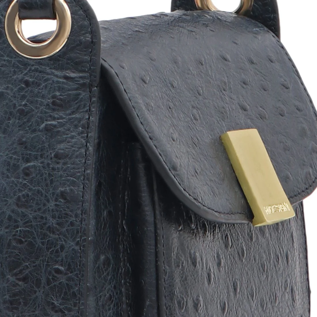 Gatwick-02 Blue Leather Crossbody - Image 6