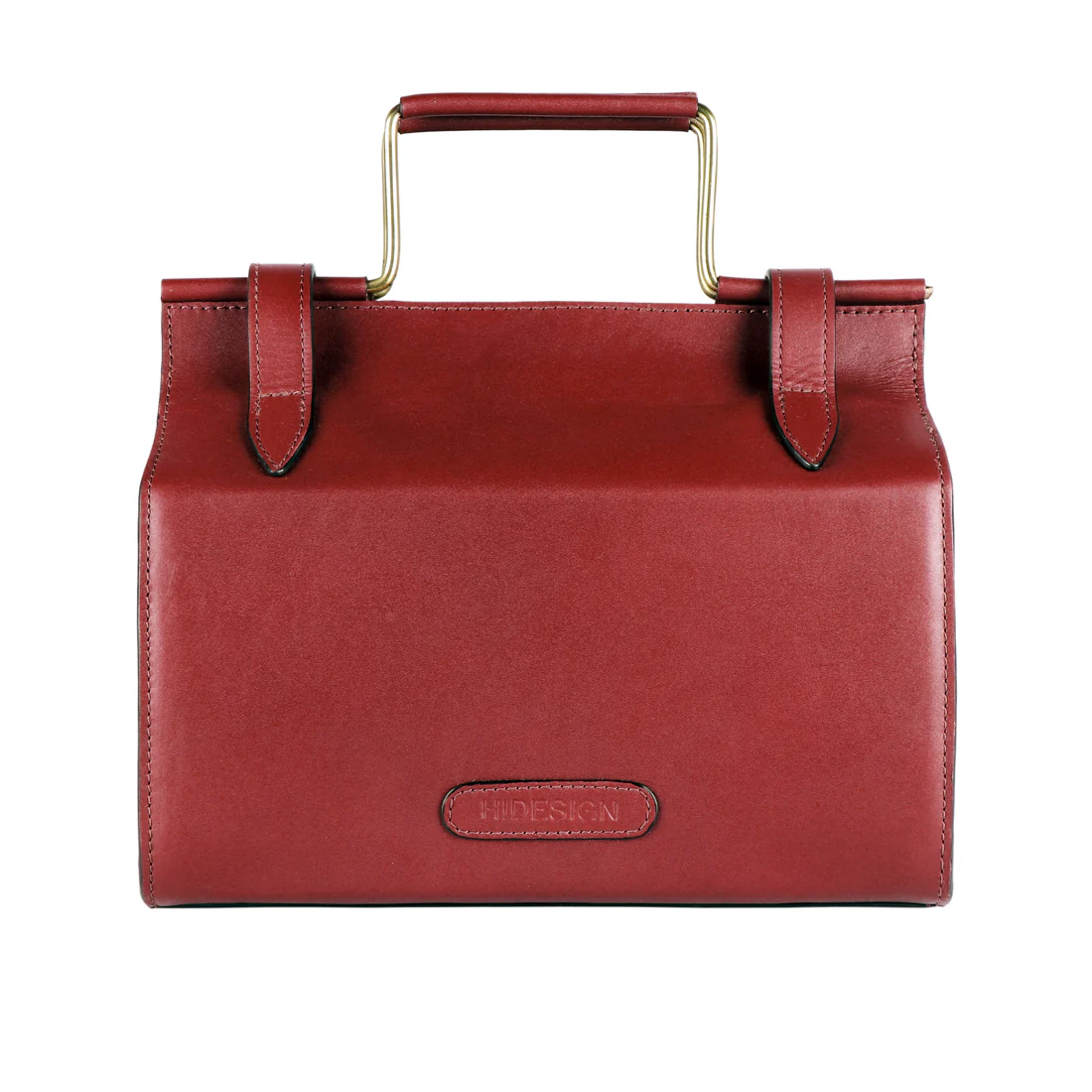 Gelda 01 Marsala Leather Satchel - Image 3
