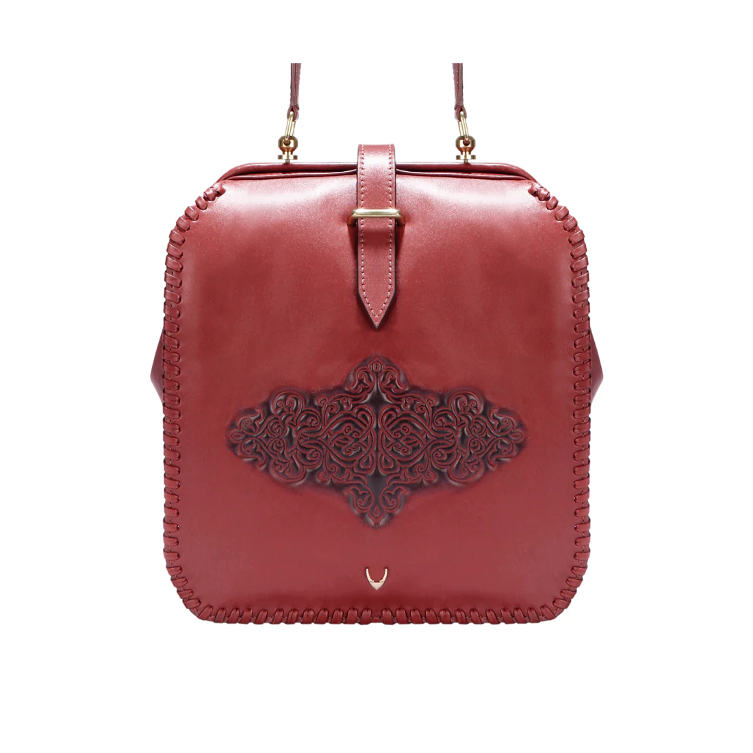 Gelda 02 Marsala Leather Crossbody - Image 5
