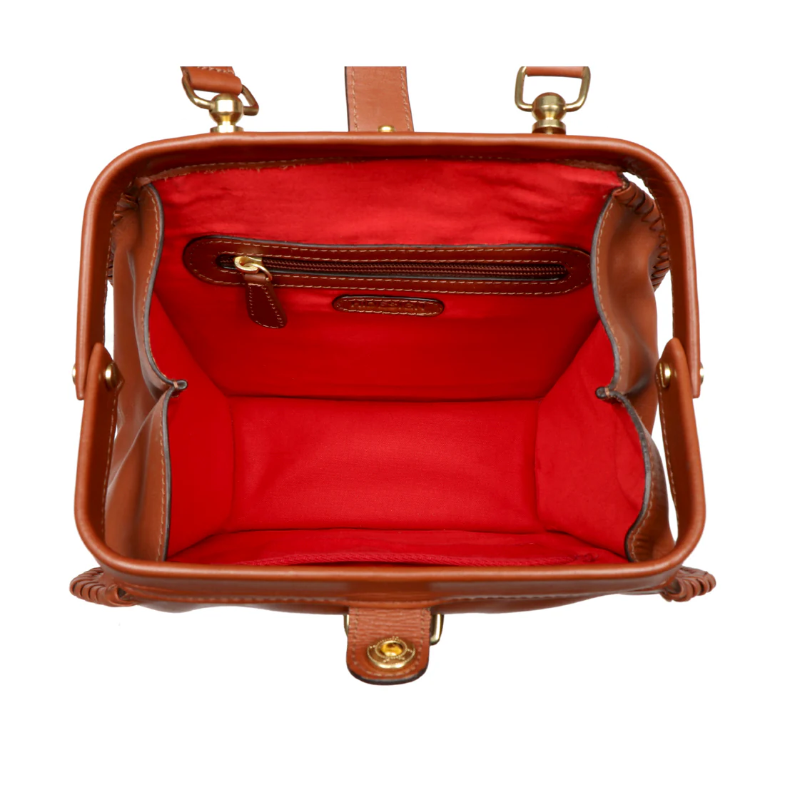 Gelda 02 Tan Leather Crossbody - Image 5