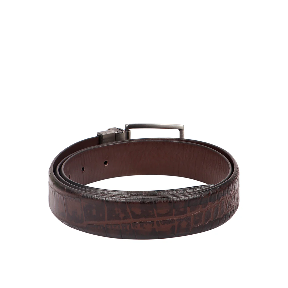 Gerard 02 Men's Brown Reversible Leather Belt - Image 2