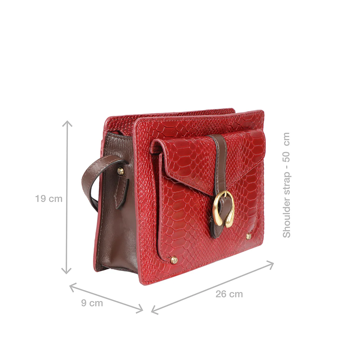 Glendale Marsala Leather Sling Bag - Image 3