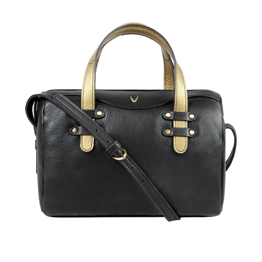 Gothic 02 Black Leather Satchel - Image 4
