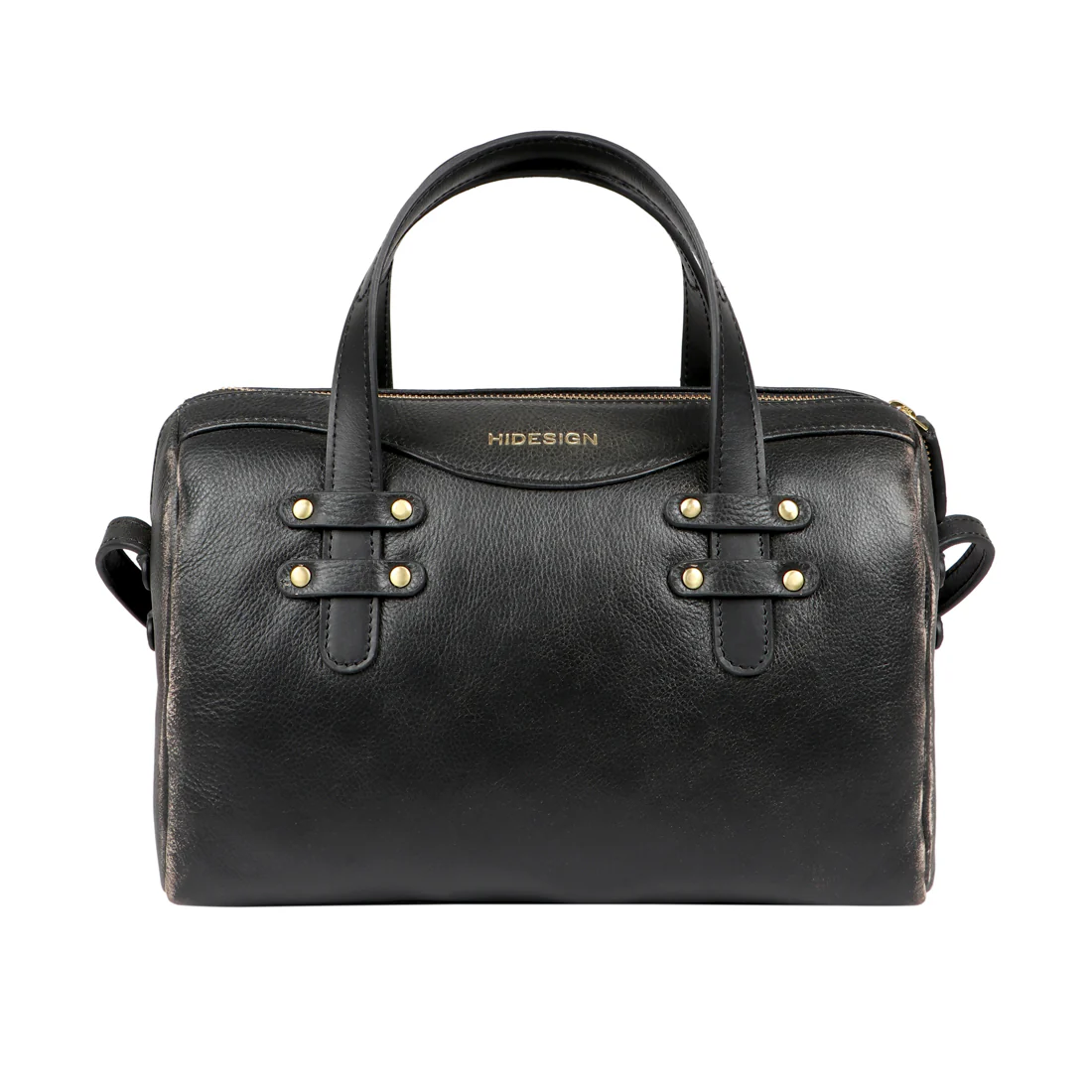 Gothic 02 Black Leather Satchel - Image 2
