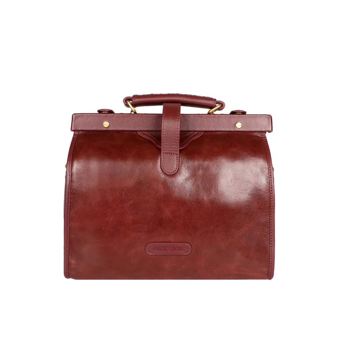 Grazia Red Leather Satchel - Image 4