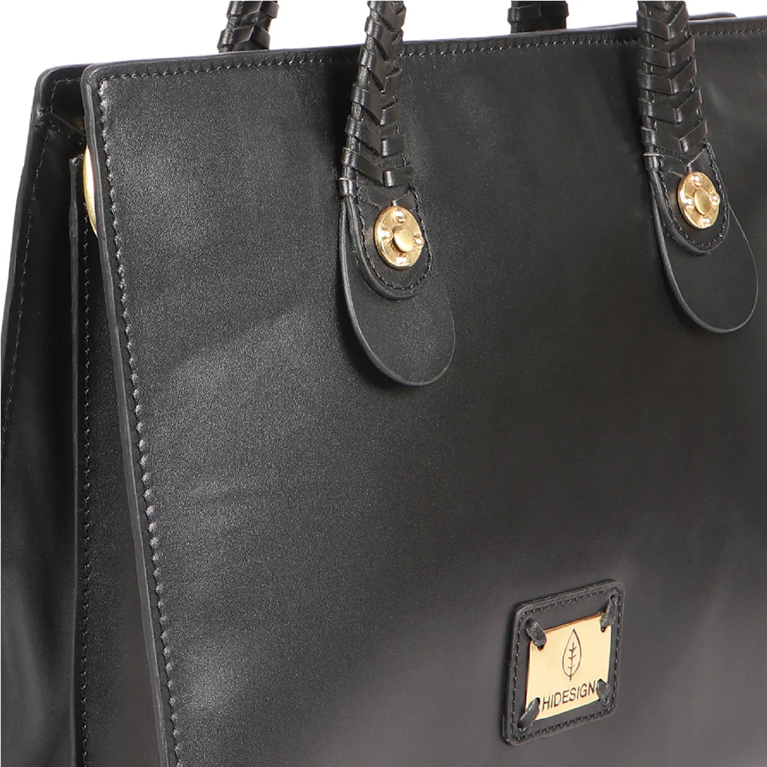 Growth - 02 Black Leather Shoulder Bag - Image 5
