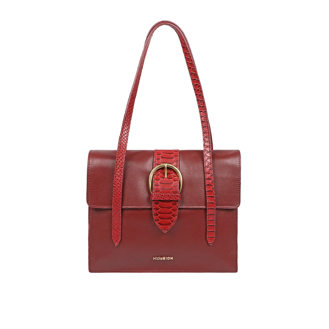 Gwen 01 Red Leather Shoulder Bag - Image 2