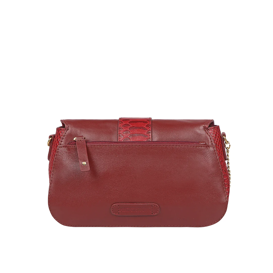 Gwen 03 Red Leather Sling Bag - Image 4