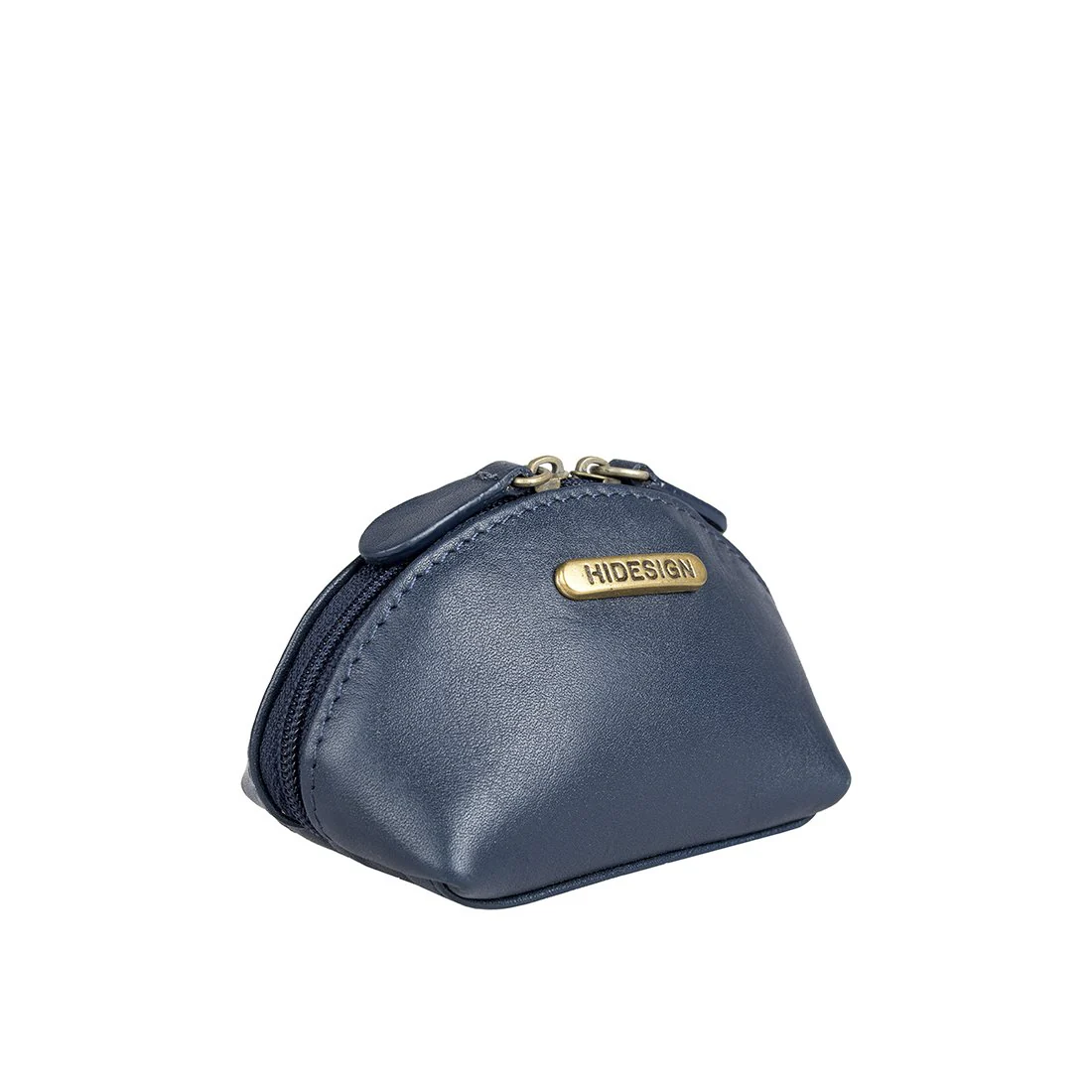 H5 Blue Leather Coin Pouch - Image 2