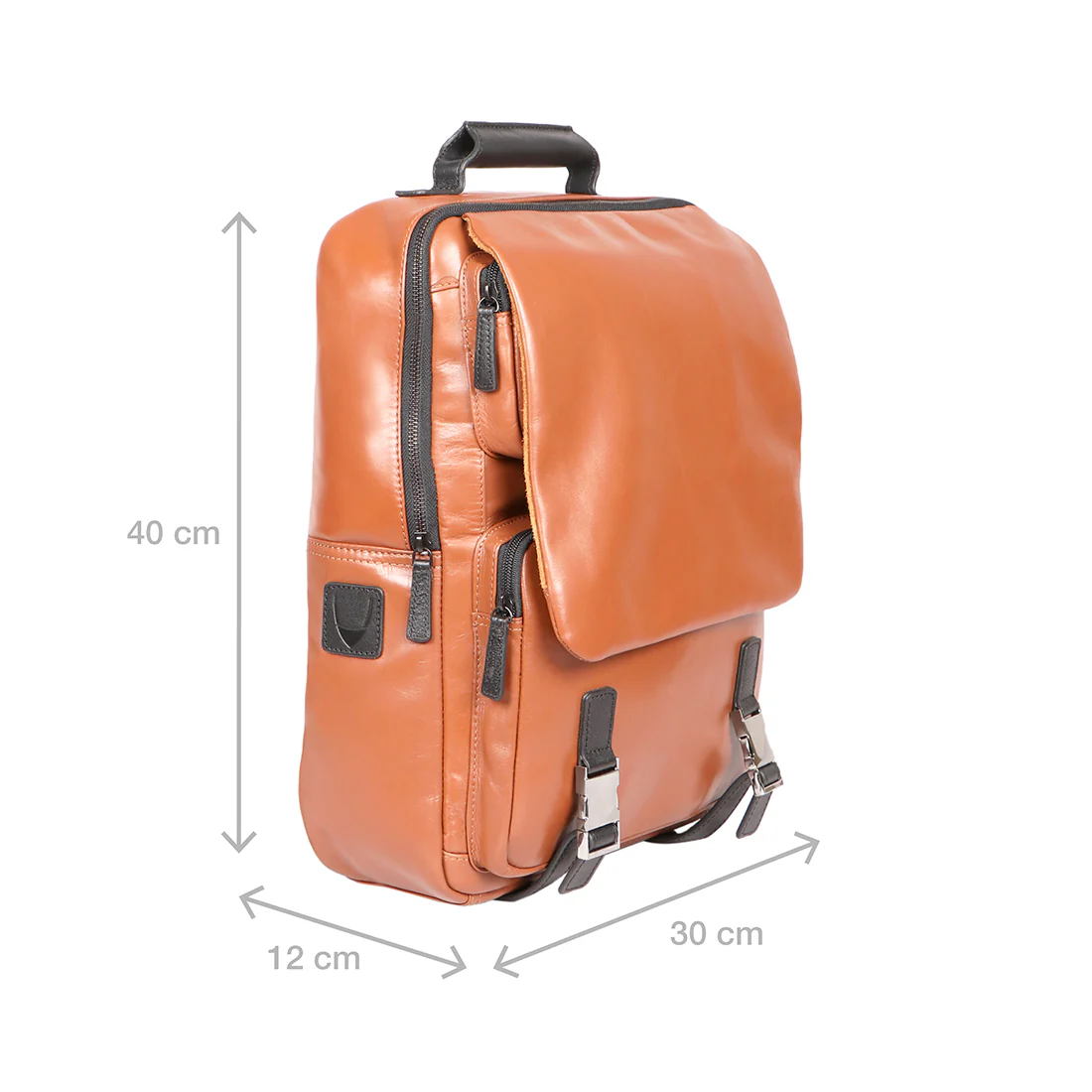 Hard Rock 03 Tan Leather  Backpack - Image 3