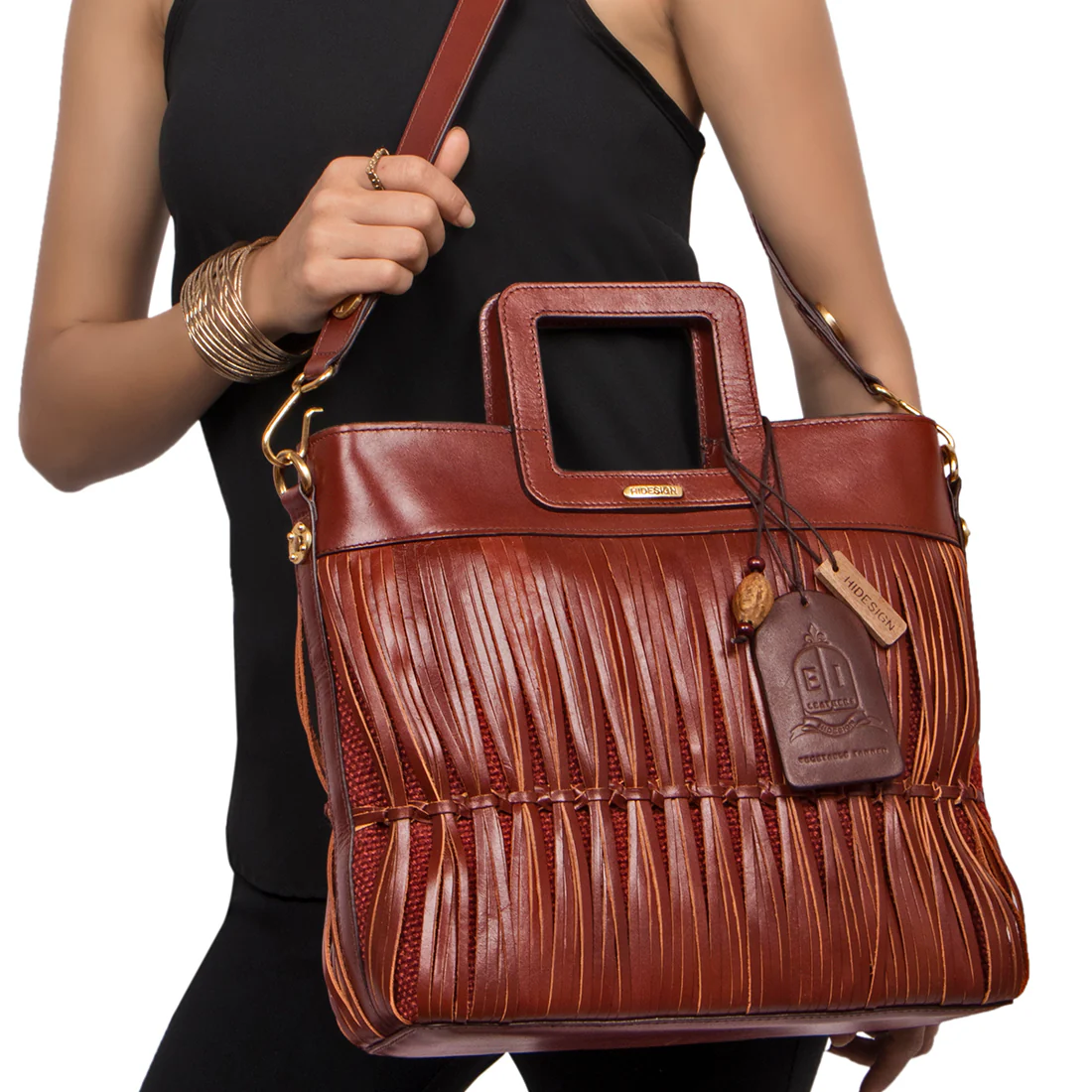 Harmony 01 L Leather Shoulder Bag