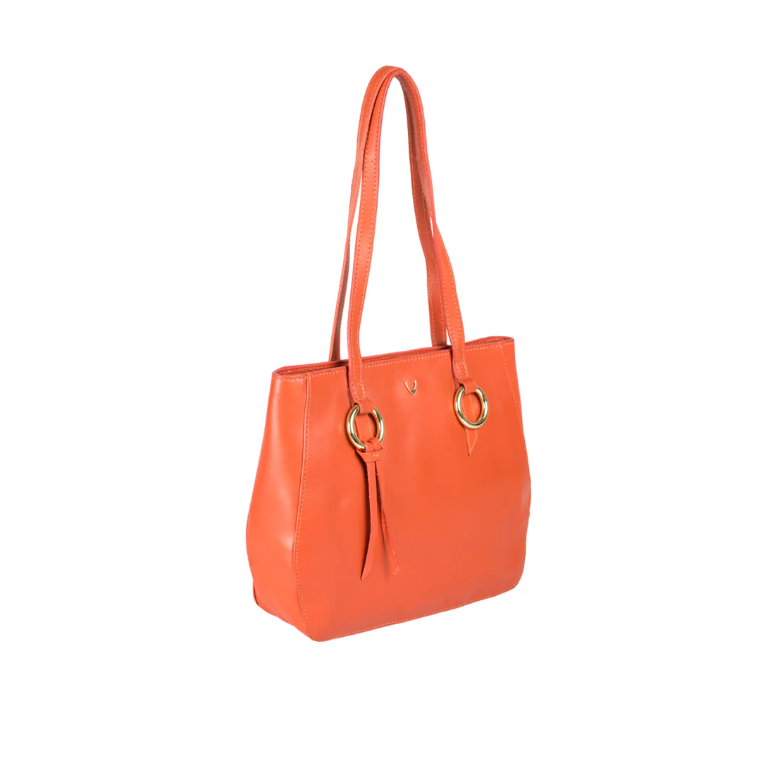 Haussman 02 Orange Leather Shoulder Bag - Image 2