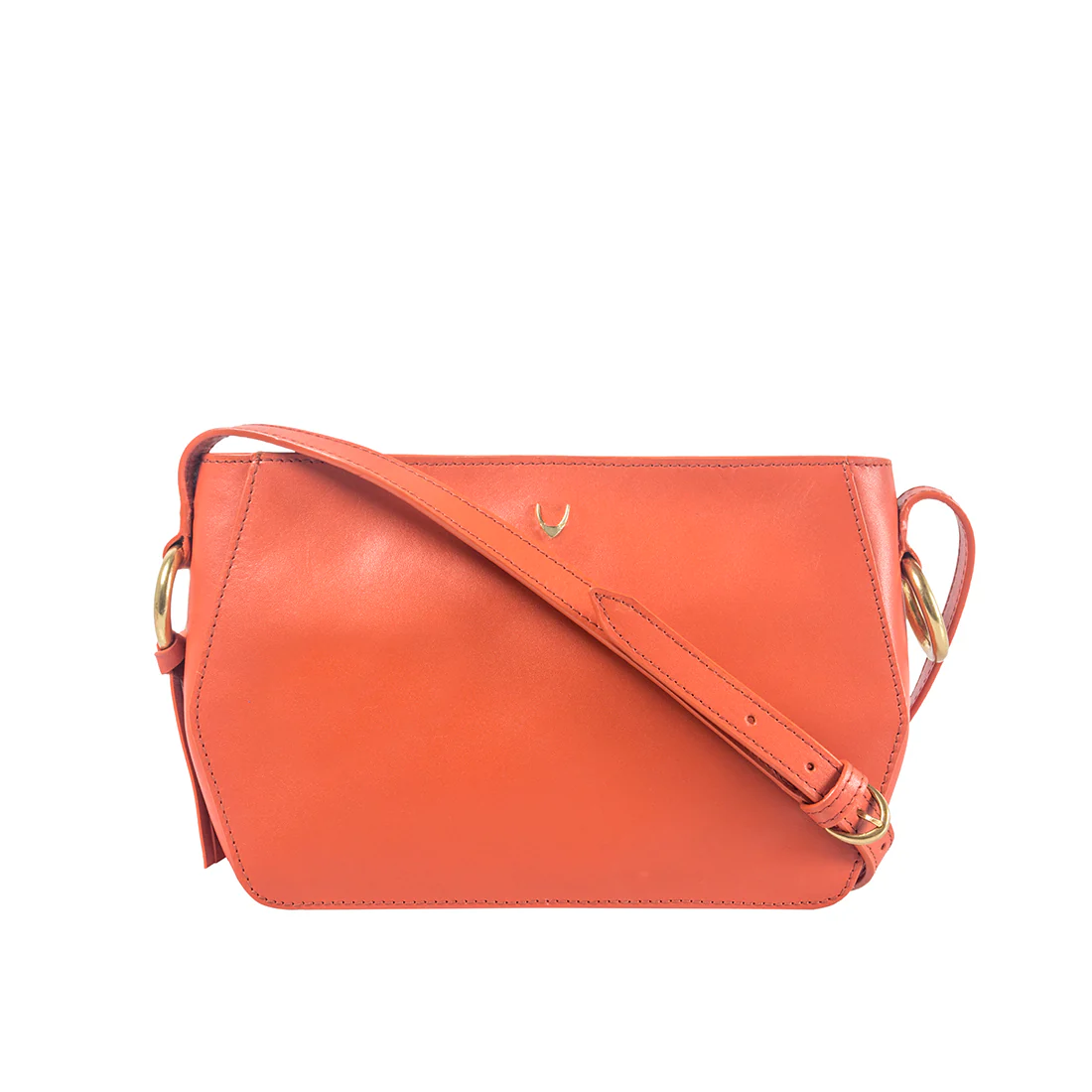 Haussman 03 Orange Leather Sling Bag
