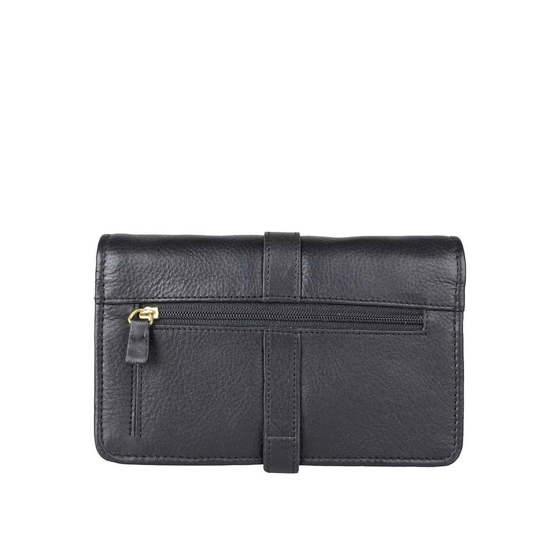 Heather W3  Black Leather Sling Wallet - Image 3