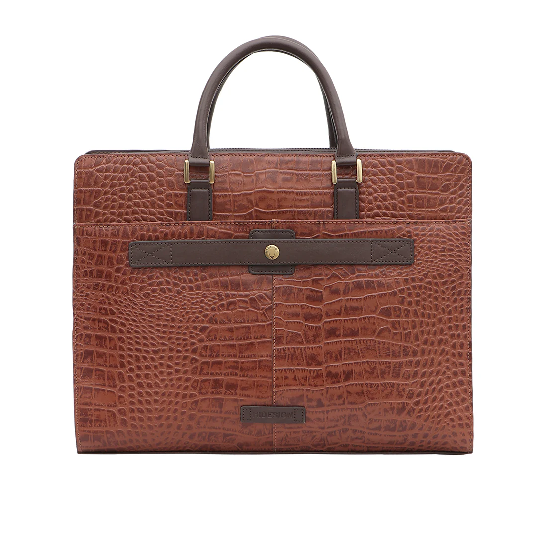 Heathrow-02 Tan Leather  Briefcase - Image 3