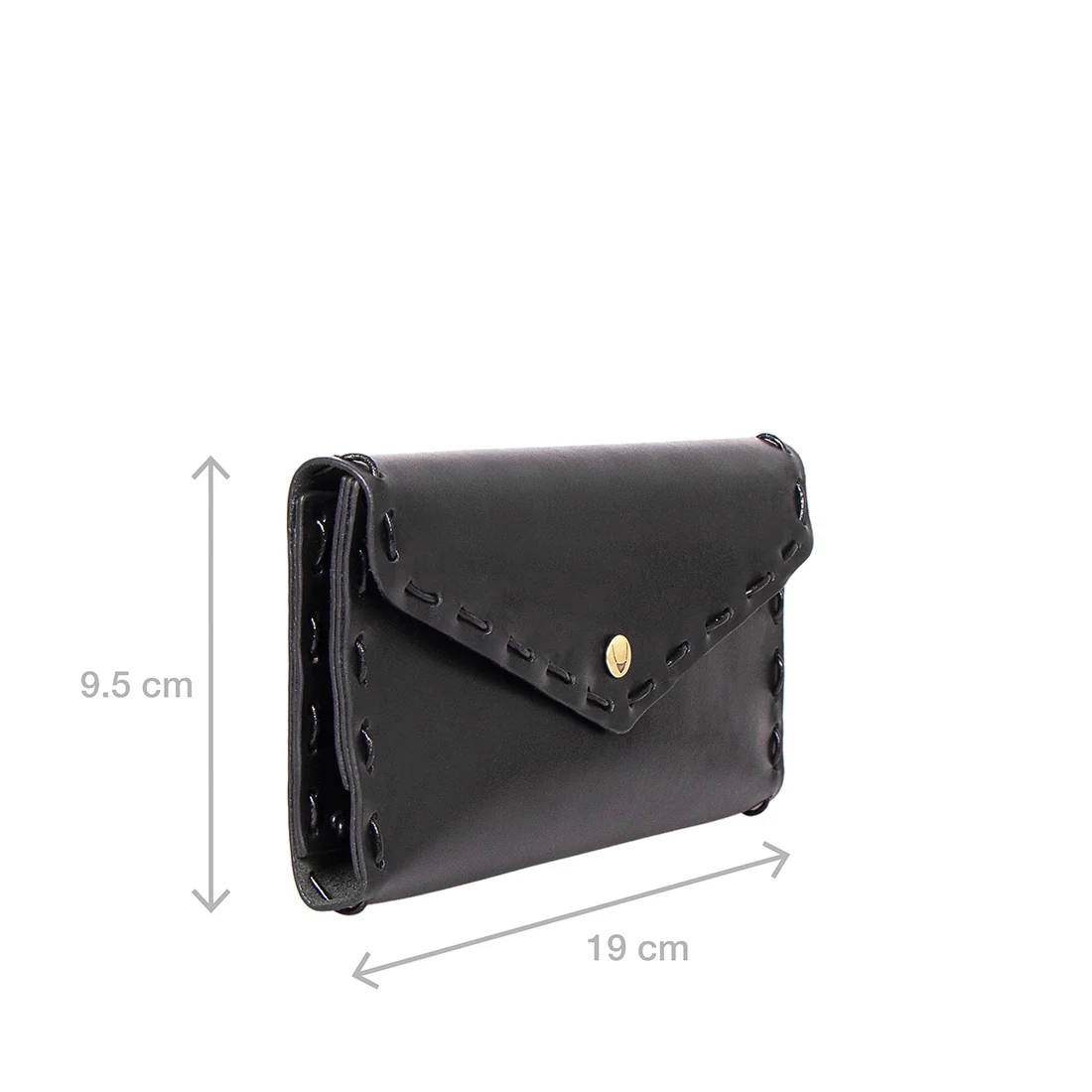 Hobbies - 06 Black Leather Trifold Wallet - Image 3