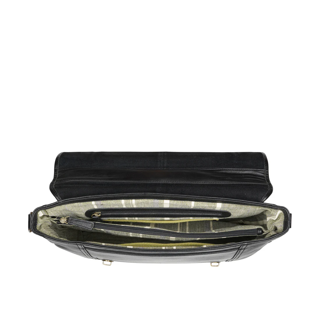 Hub 003 Black Leather  Briefcase - Image 5