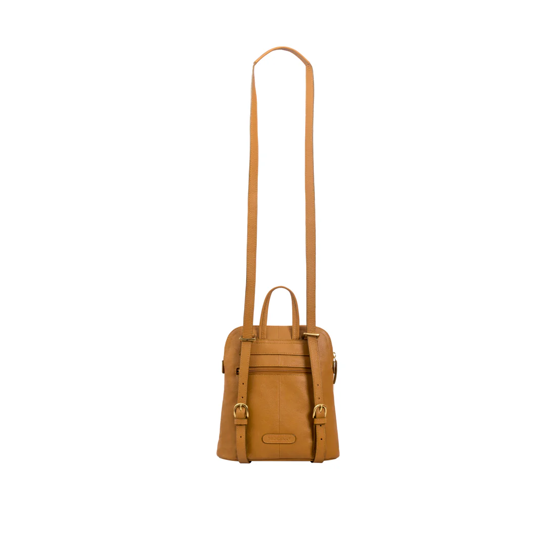 Human 02 Brown Leather Backpack - Image 5