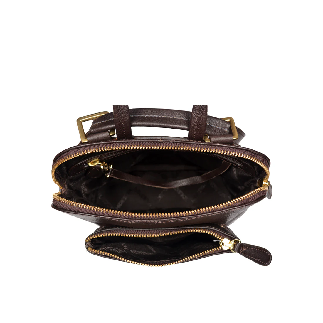 Human 02 Brown Leather Backpack - Image 6