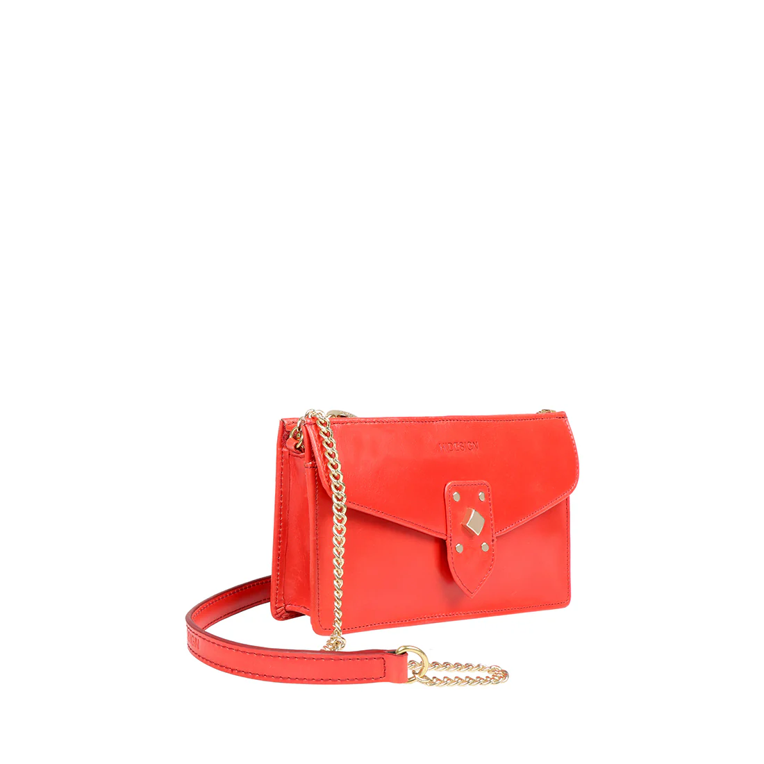 Indie W2 Red Leather Sling Wallet - Image 2