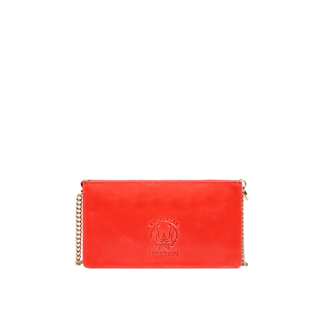 Indie W2 Red Leather Sling Wallet - Image 3