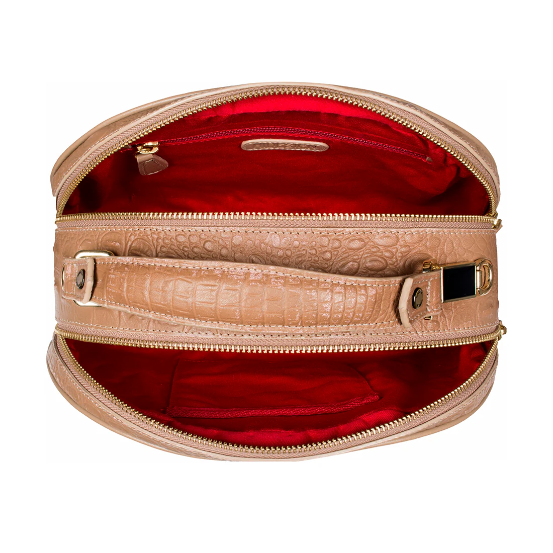 Infinite 01 Nude Leather Satchel - Image 4