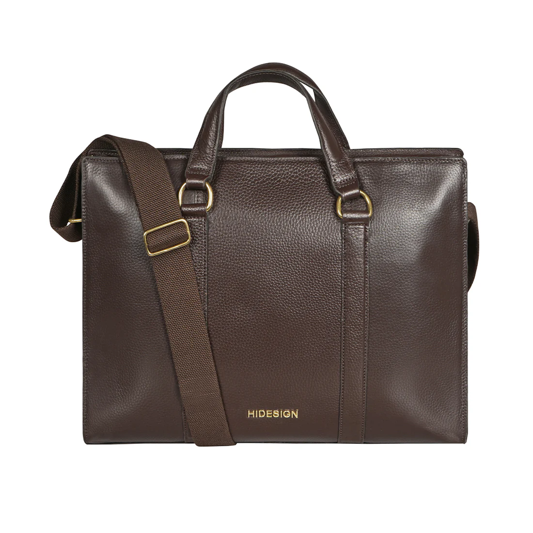 Insead 01 Brown Leather  Messenger Bag - Image 3