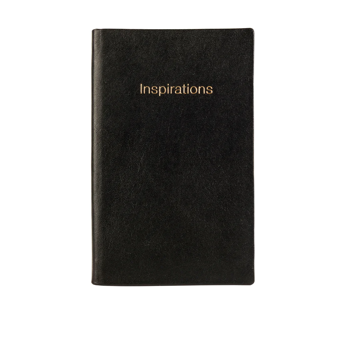 Inspirations Black Leather Note Book