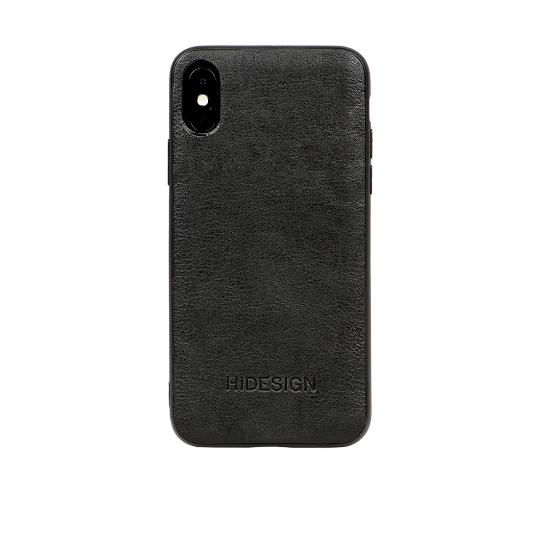 Iphone X Black Leather Mobile Case - Image 2