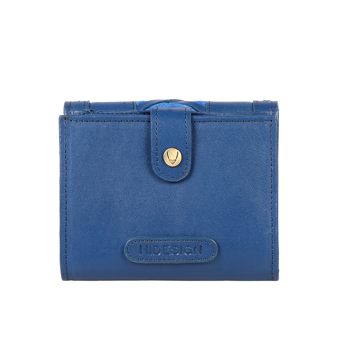 Jadis W1 Blue Leather Bi-Fold Wallet - Image 3