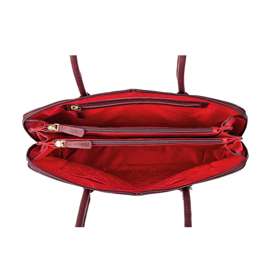 Jaxon Red Leather Tote Bag - Image 4