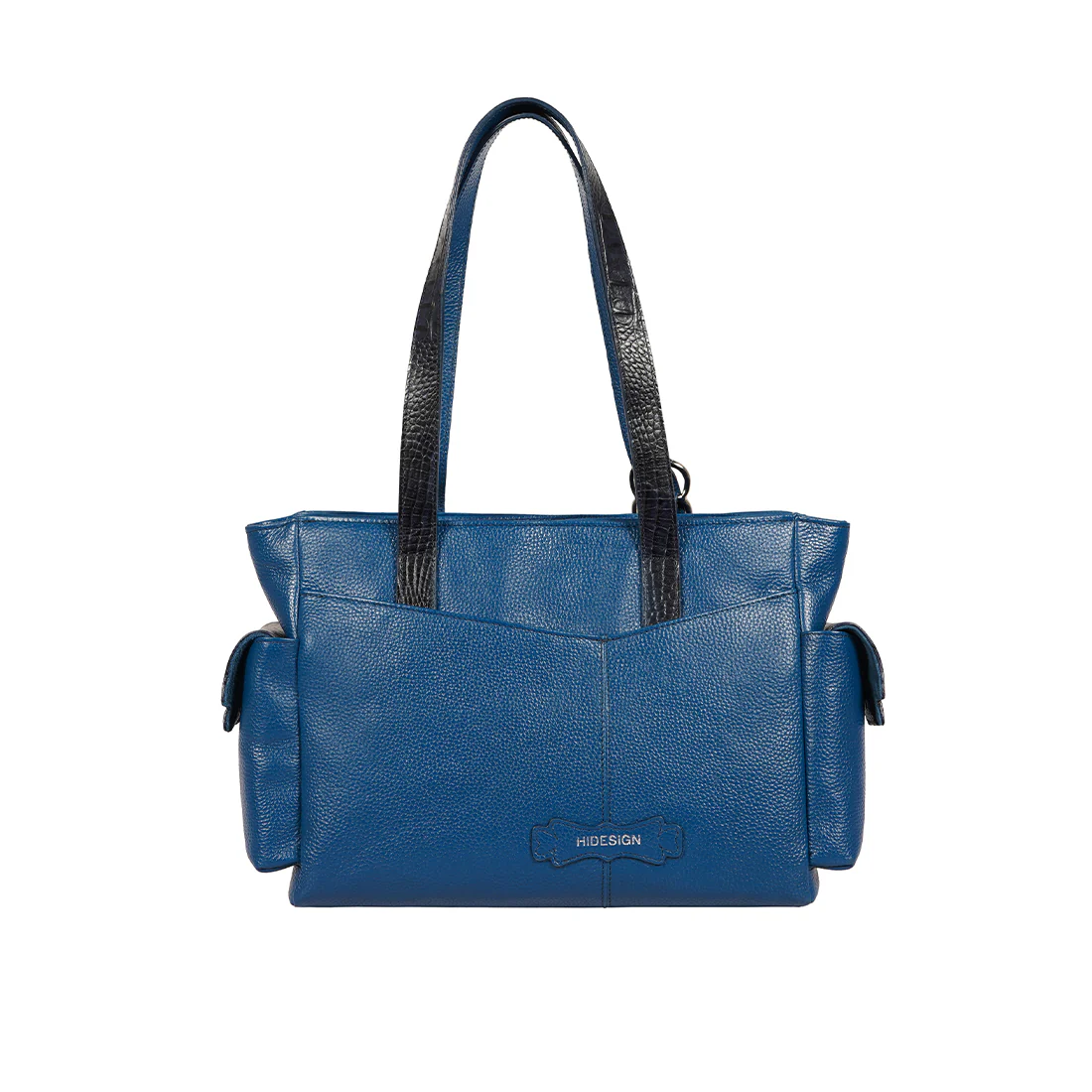 Jeju - 02 Blue Leather Shoulder Bag - Image 4
