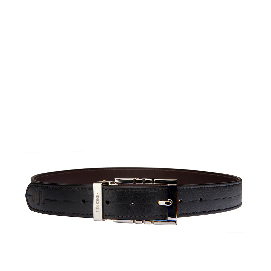 Jene Men's Black Reversible Leather Belt