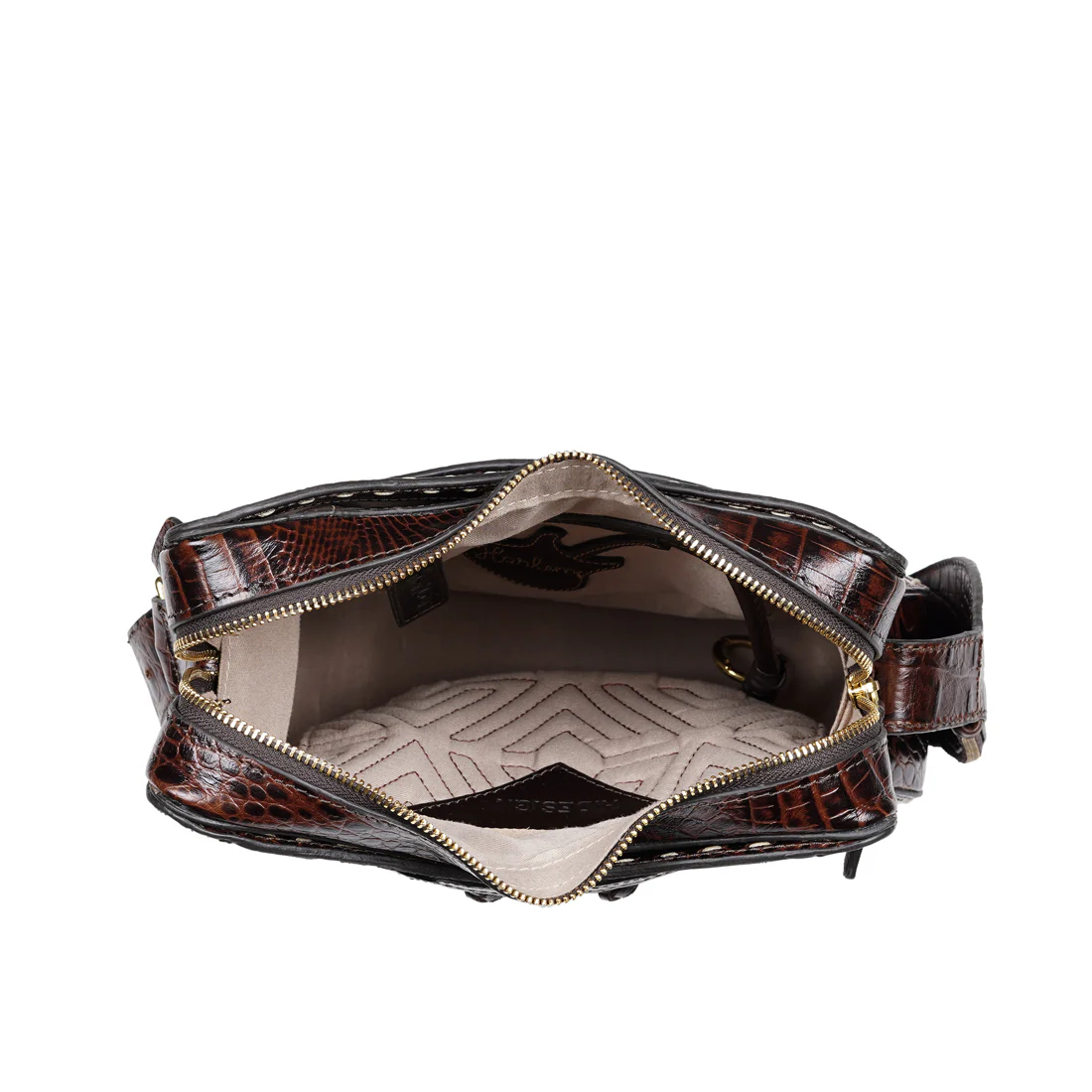 Jimi 01 Brown Leather Crossbody - Image 6