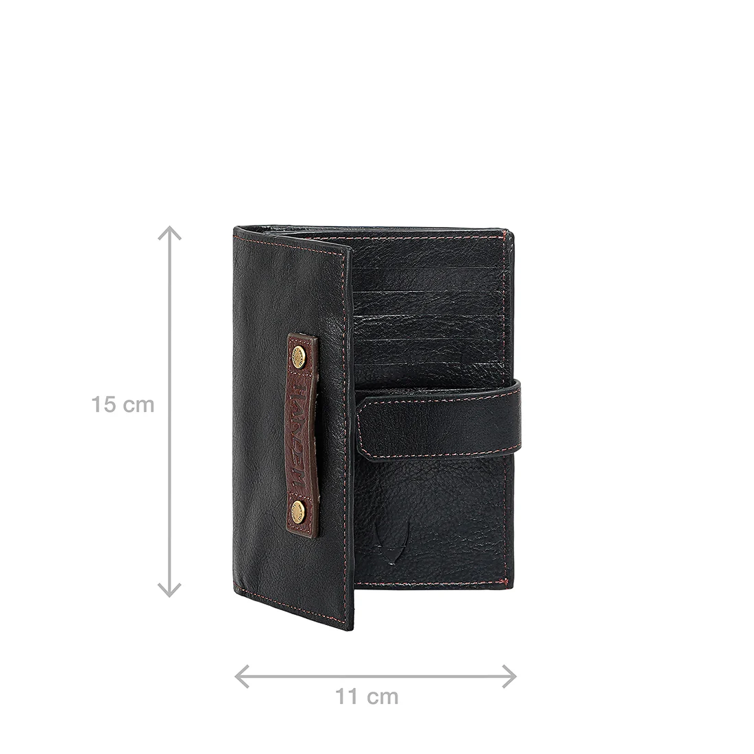 Jimi W3 Black Leather Passport Holder - Image 3